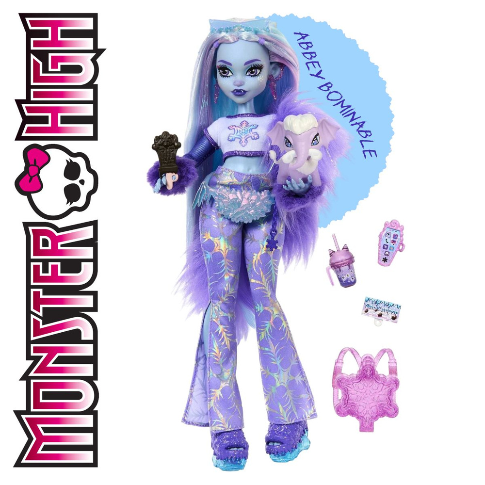 Шарнирная кукла Monster High HNF64 Abbey Bominable - Эбби Боминейбл #1