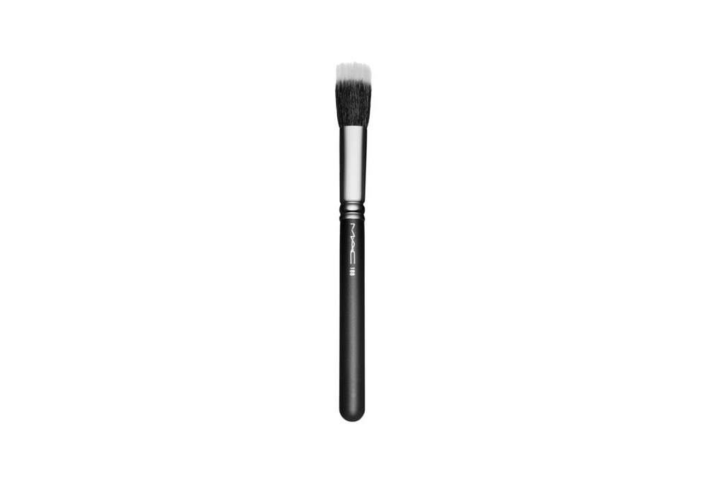 КИСТЬ КОСМЕТИЧЕСКАЯ / MAC, #188S Small Due Fiber Face / 1мл #1