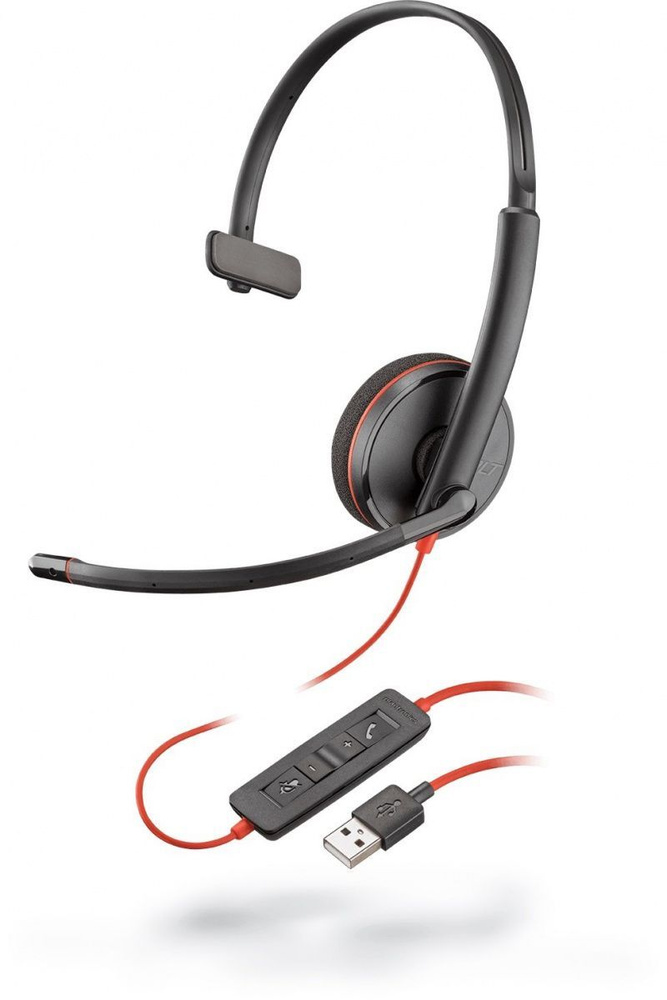 Plantronics BlackWire C3210-A - проводная гарнитура (USB-A) #1