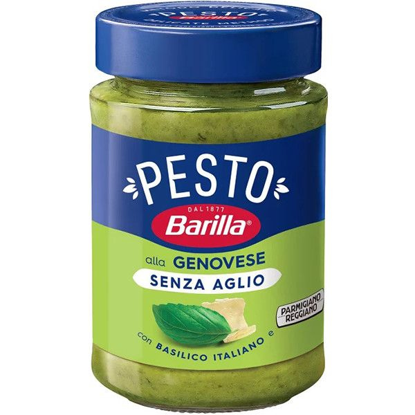 Соус Barilla Pesto Alla Genovese с базиликом без чеснока, 190 г #1