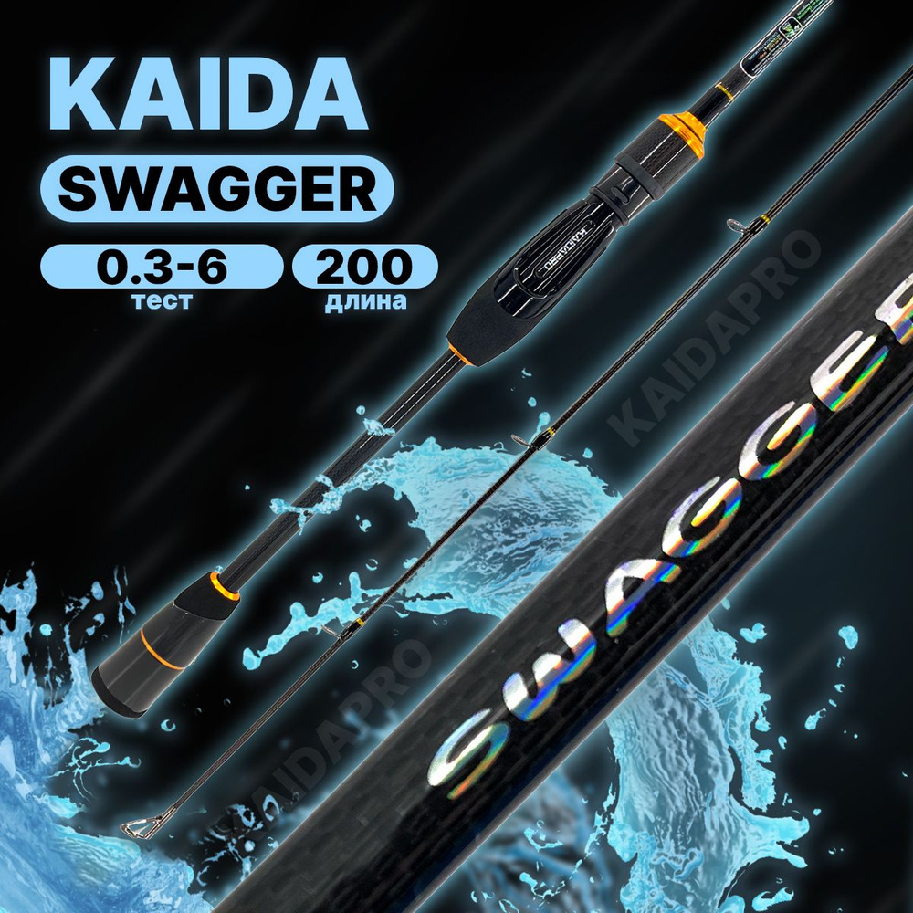 Спиннинг штекерный Kaida SWAGGER тест 0,3-6g 2,0м #1