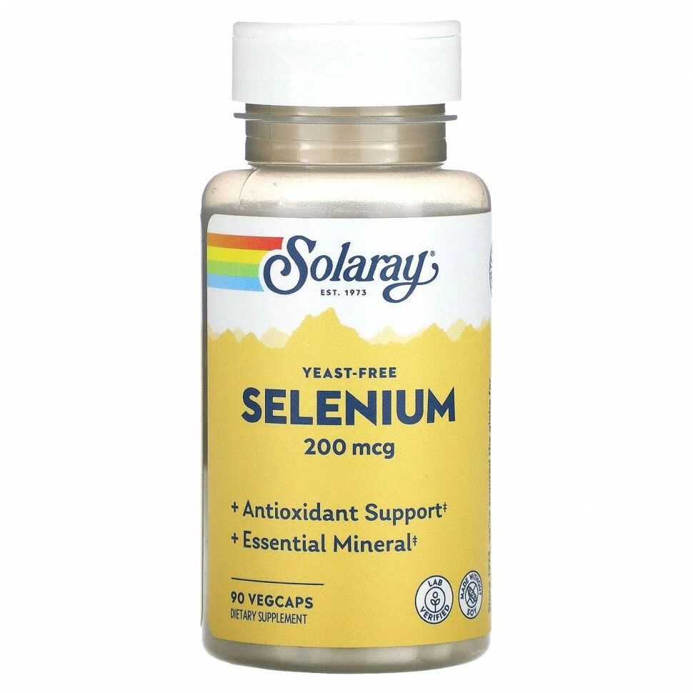 Solaray Селен Selenium 200 мкг 90 капсул #1