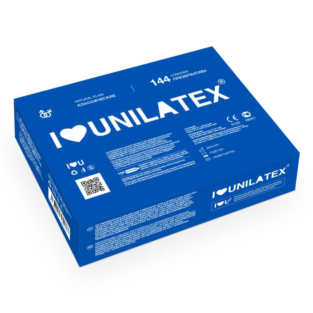 Презервативы UNILATEX Natural Plain, 144 шт. #1