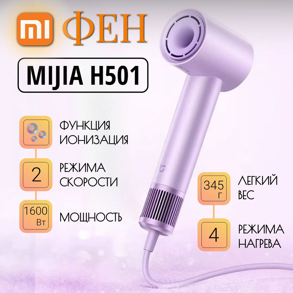 Фен Xiaomi Mijia H501_Purple GSH501LFP/BHR7375CN #1