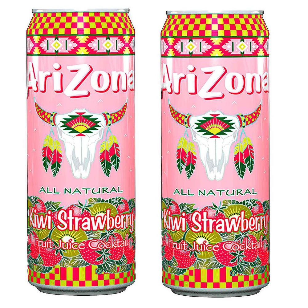 Напиток сокосодержащий AriZona Kiwi Strawberry, 2 шт по 500 мл #1