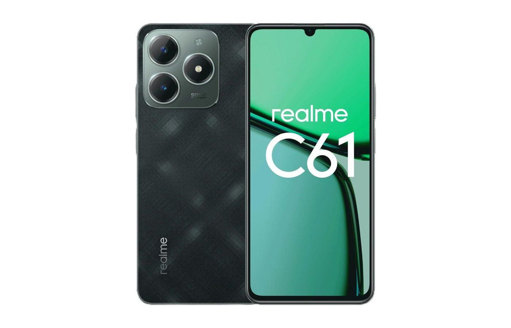 realme Смартфон C61 256 ГБ, зеленый #1