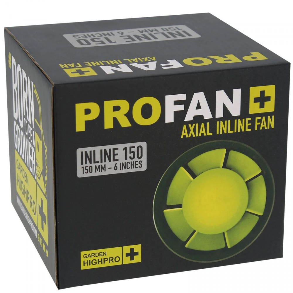 Встраиваемый вентилятор GARDEN HIGHPRO PROFAN Axial Inline Fan 150 #1