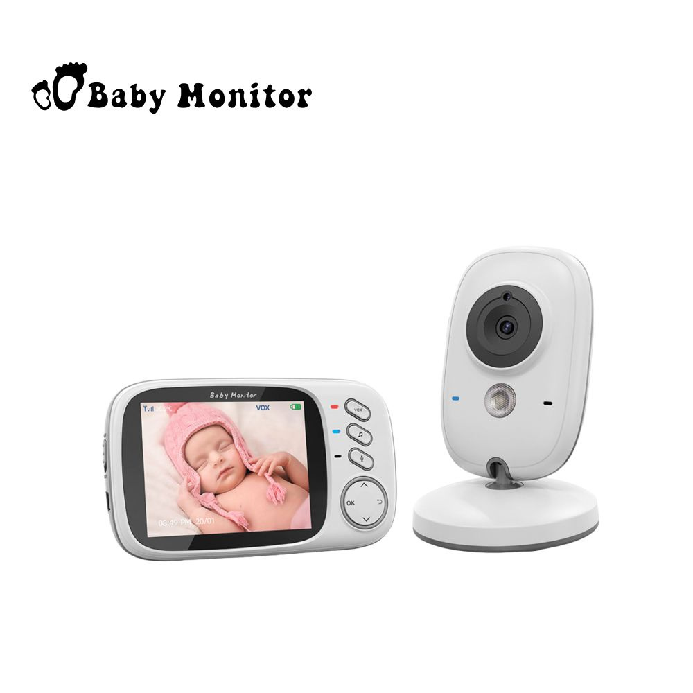 Беспроводная видеоняня Baby Monitor VB603 с радиусом действия до 300 м. / голосовая активация, термометр #1