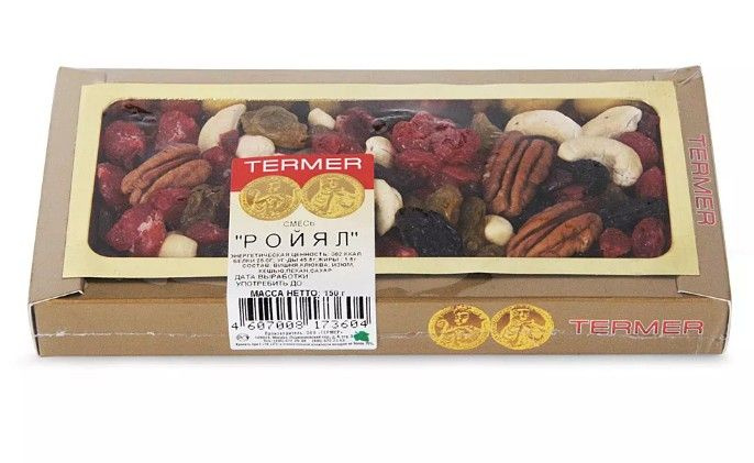 Смесь TER MER Ройял вишня, кешью, грецкий орех, изюм, клюкв 150г, Россия  #1