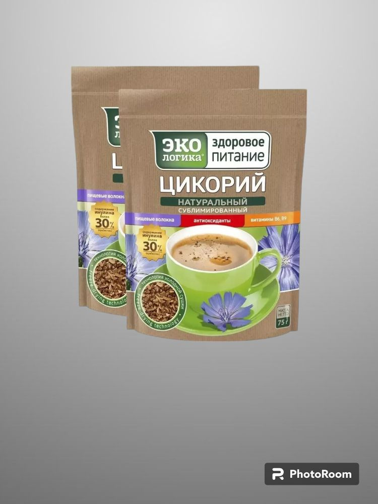 Цикорий ЭКОЛОГИКА натуральный сублимированный 2 шт по 75 гр  #1