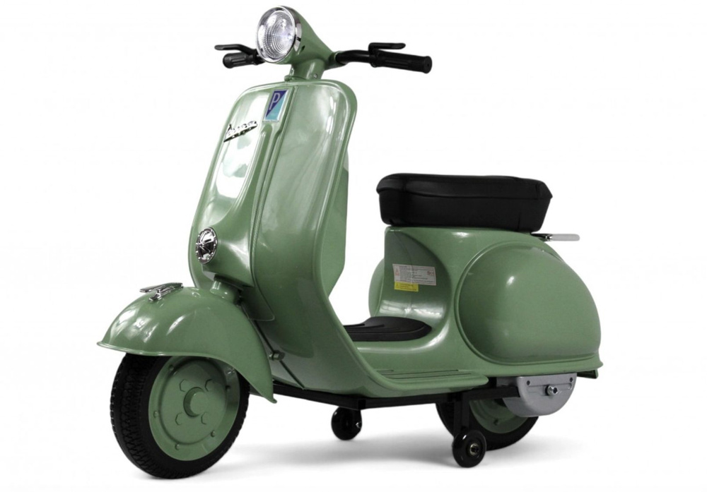 Детский электроскутер RiverToys VESPA (M888MM) зеленый #1