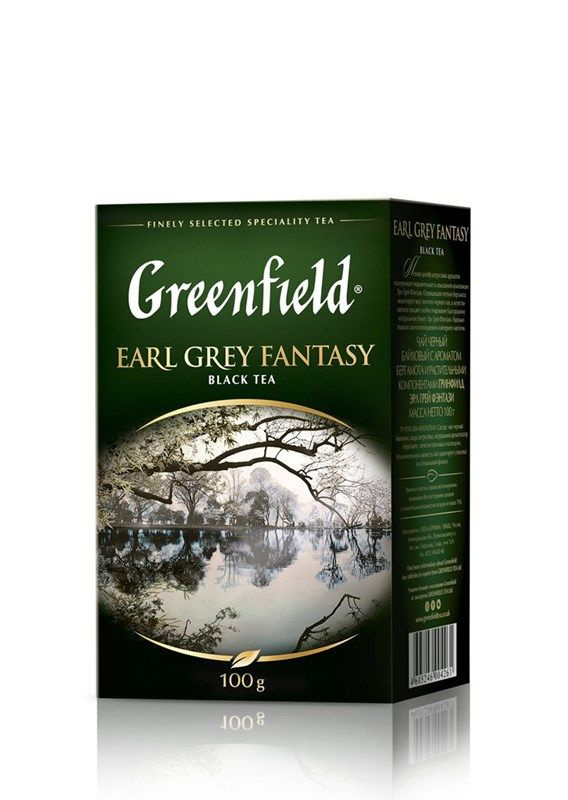 Чай Greenfield Earl grey fantasy черный с бергамотом, 100г #1