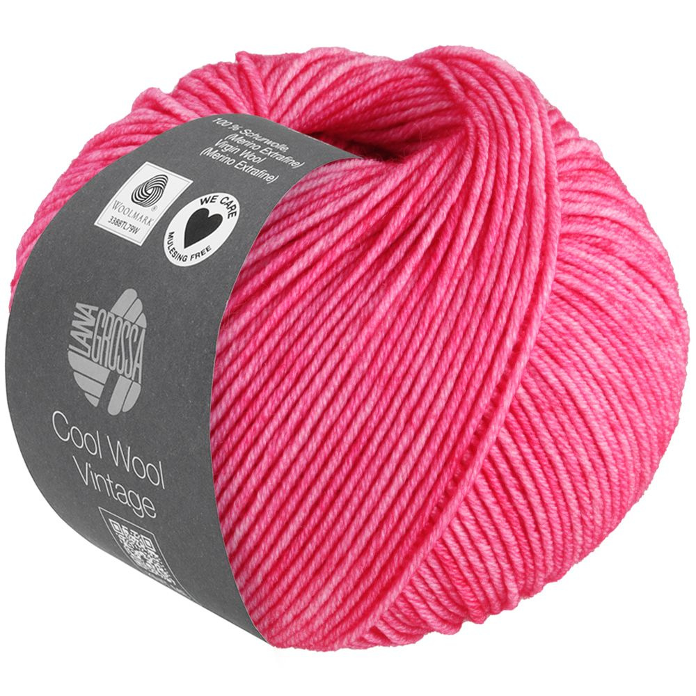 Пряжа для вязания Lana Grossa Cool Wool Vintage (7371 Pink) 1 моток #1