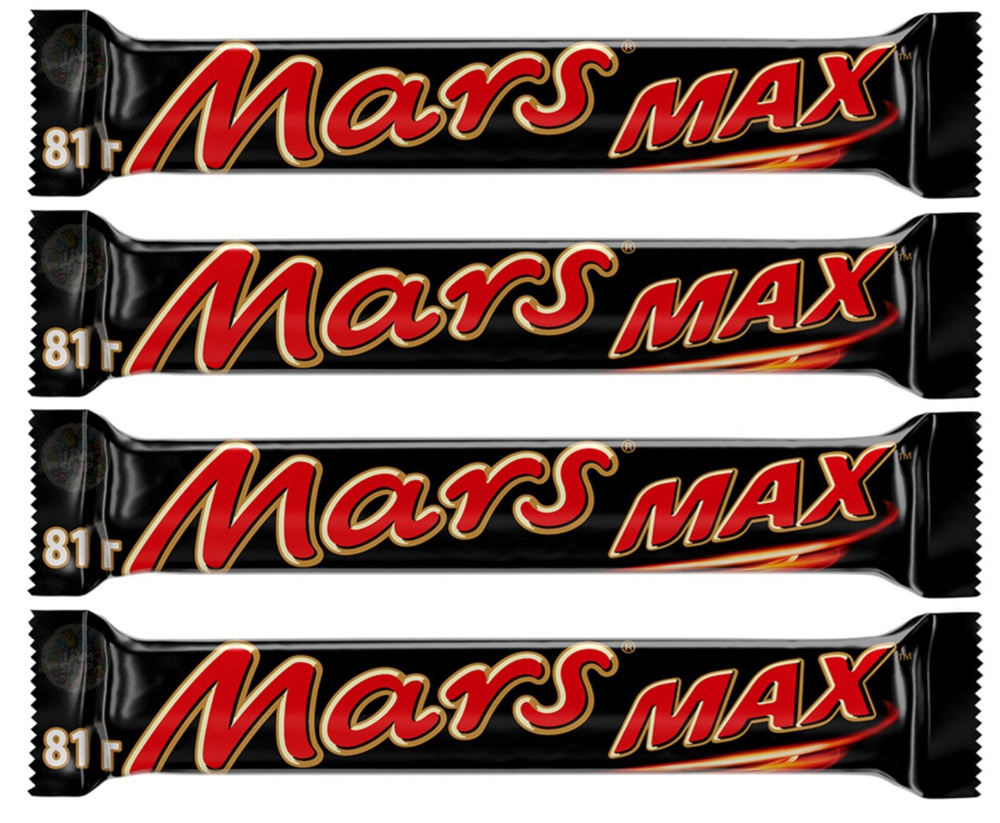 Шоколадный батончик Max Mars 4 уп по 81 г, Россия #1