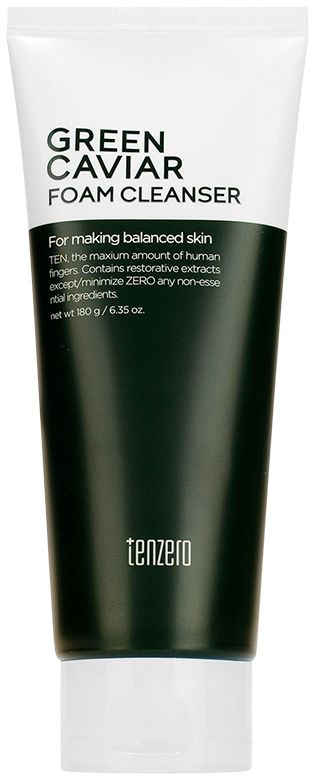 Tenzero Очищающая пенка с экстрактом морского винограда Green Caviar Foam Cleanser  #1