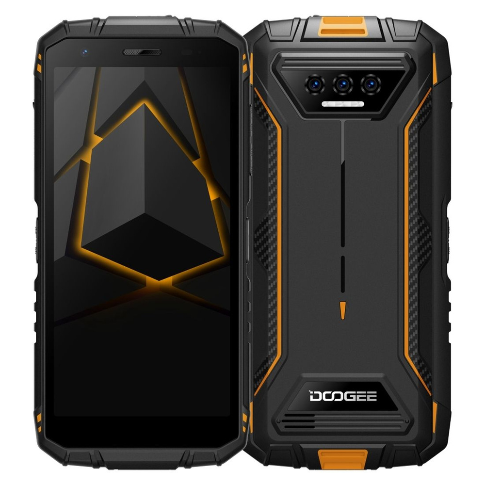 Doogee Смартфон S41 Plus 4/128 ГБ, оранжевый, черный #1