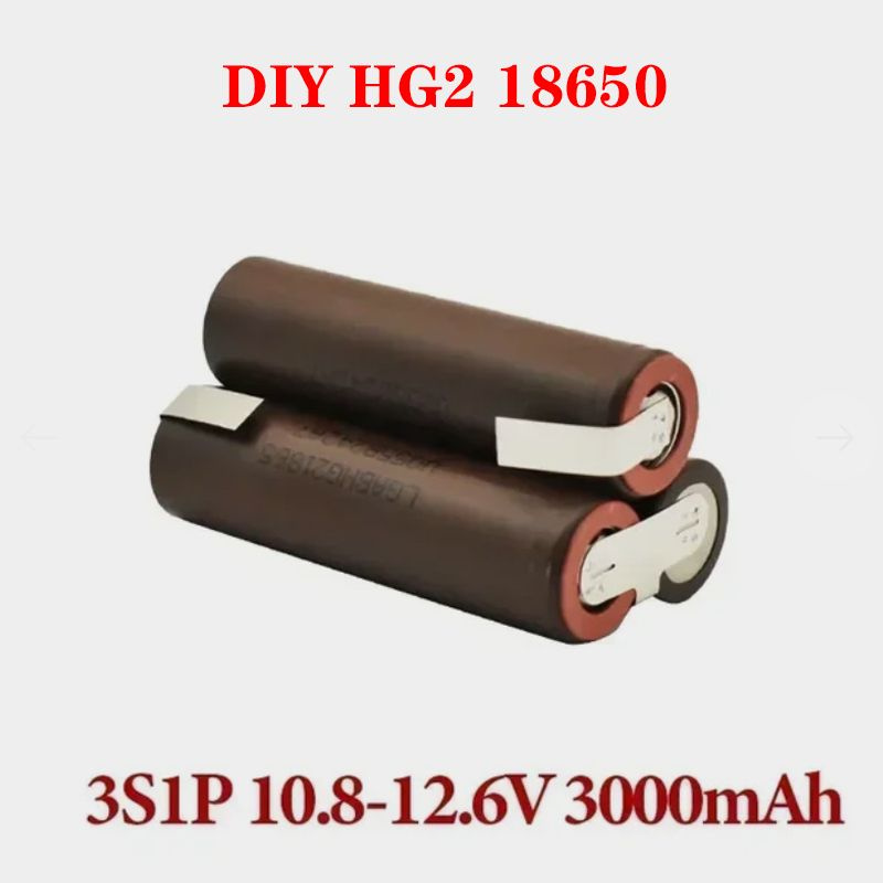 Аккумулятор для отвертки Сварочный аккумулятор HG2 18650 , 3S1P 12V 3000mAh  #1