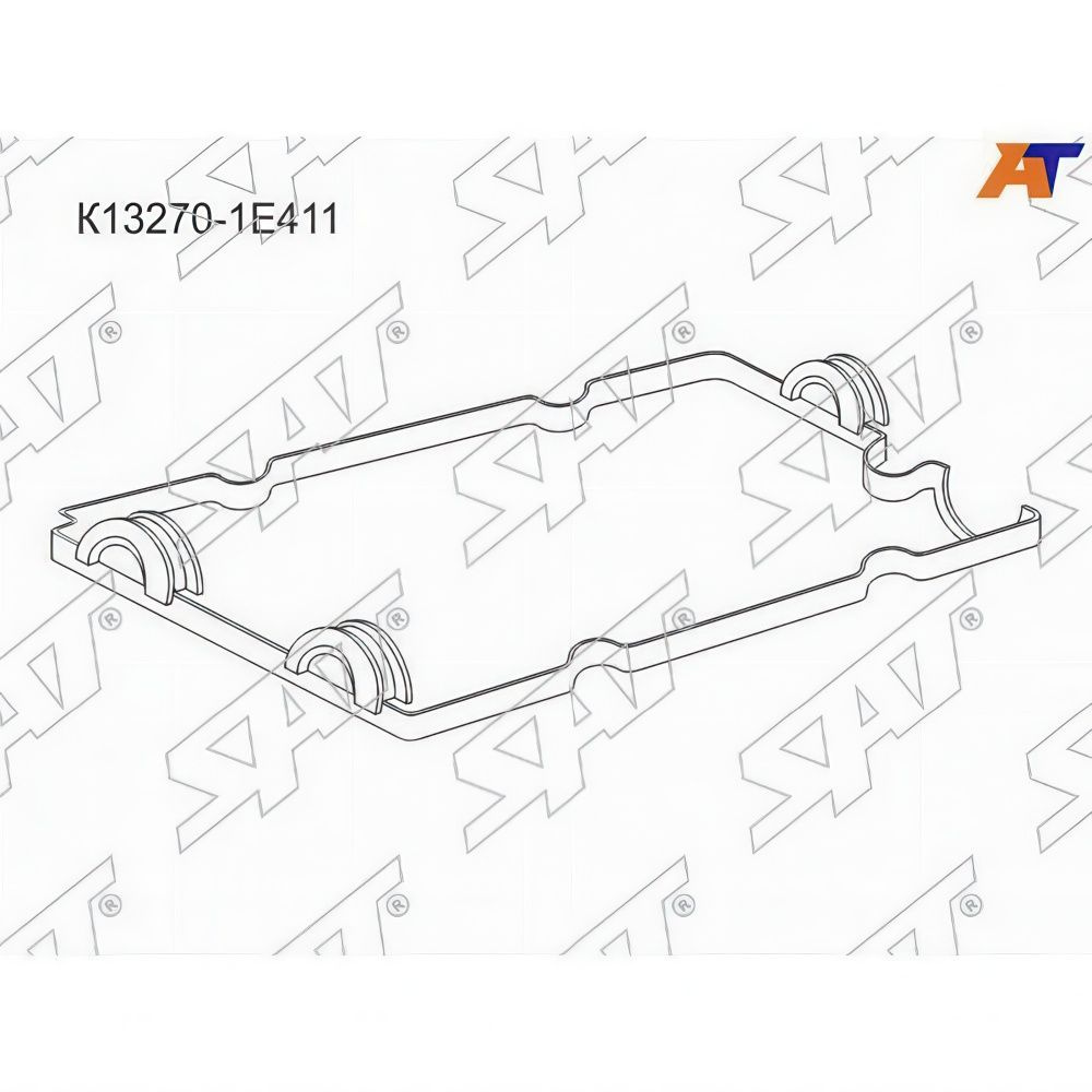 Прокладка клапанной крышки для Ниссан KA24DE, 97- U30, N30, W30 Rnessa, Presage, Largo Nissan SAT K13270-1E411 #1