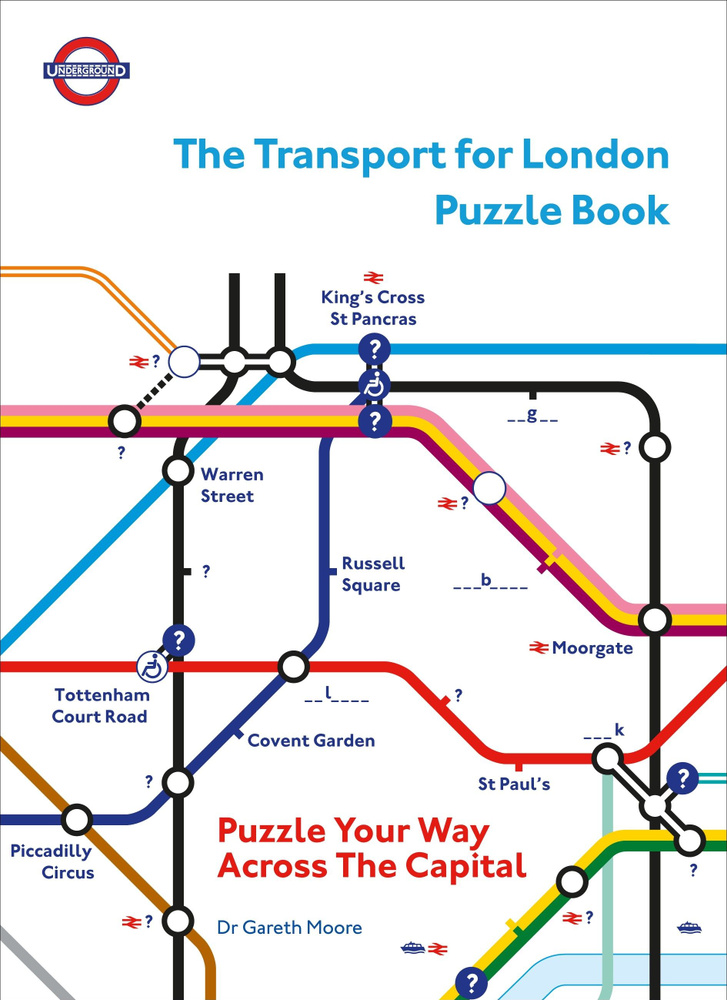 The Transport for London Puzzle Book. Puzzle Your Way Across the Capital / Книга на Английском | Moore #1