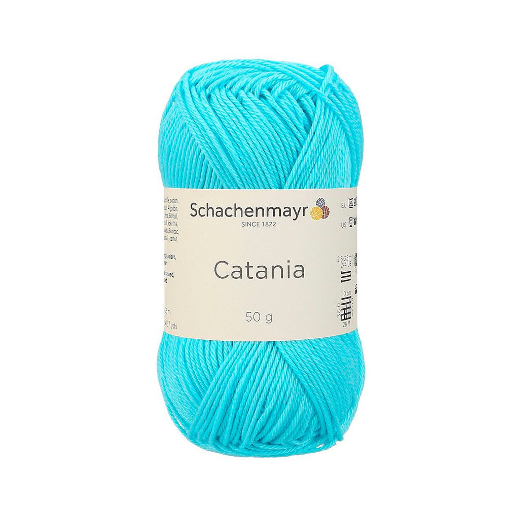 Catania /Катания/ пряжа Schachenmayr Originals, 100% хлопок, 50г/125м, арт. 9801210 цвет 00397, turkis #1