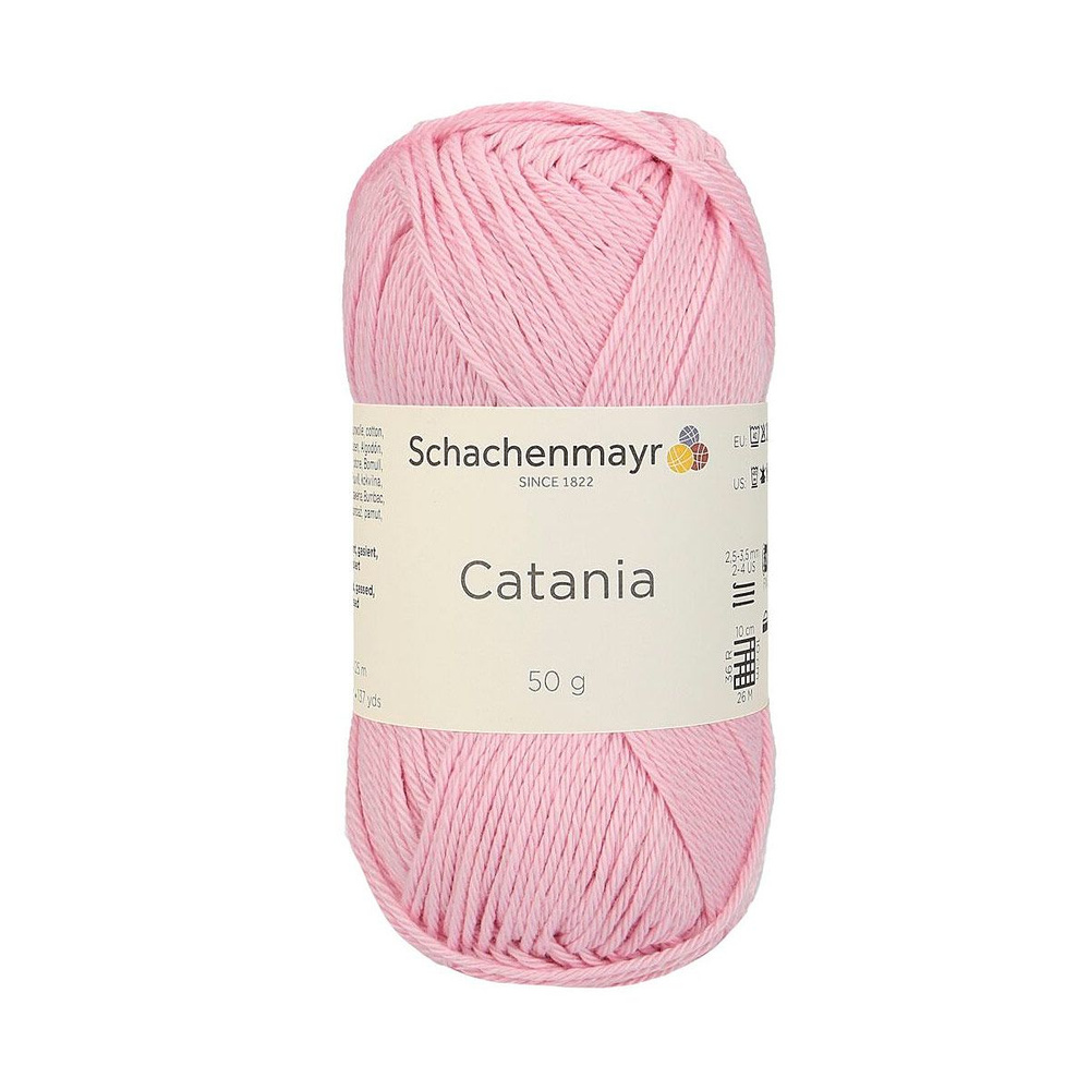 Catania /Катания/ пряжа Schachenmayr Originals, 100% хлопок, 50г/125м, арт. 9801210 цвет 00246, rosa #1