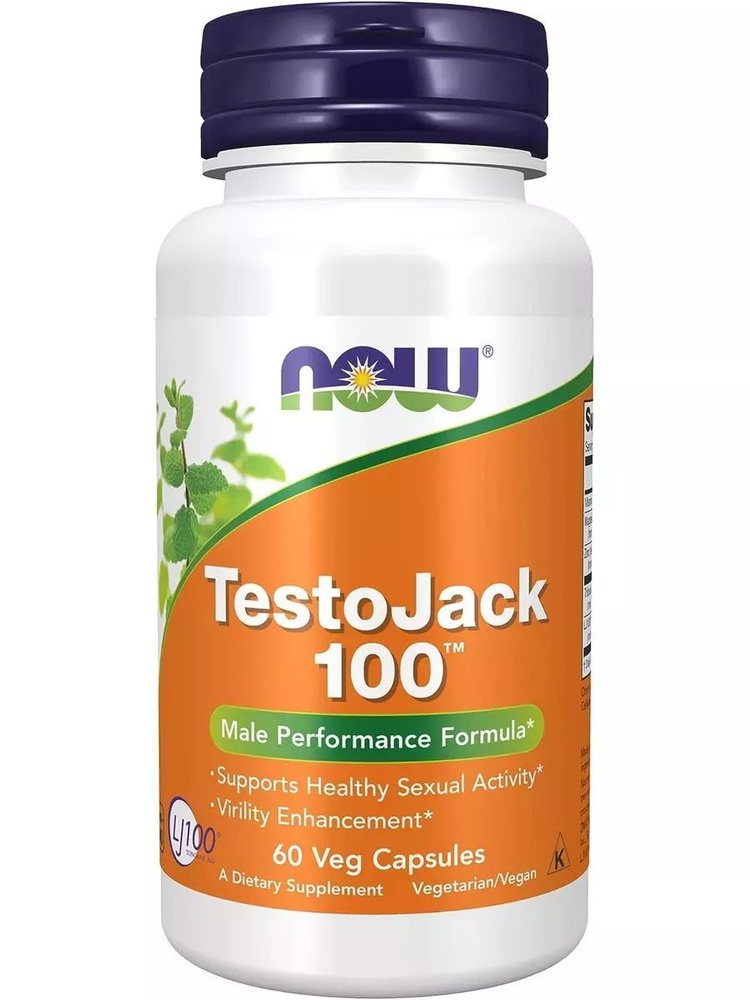 НАУ TestoJack Тестоджек 100 мг 60 капсул #1