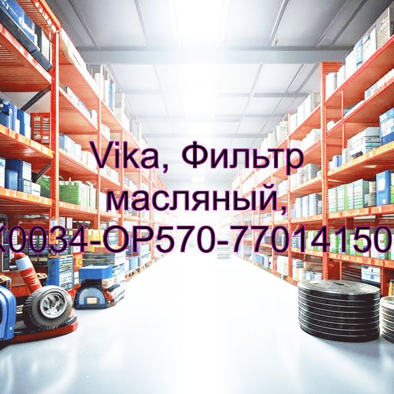 Vika, Фильтр масляный, FX0034-OP570-7701415070 #1