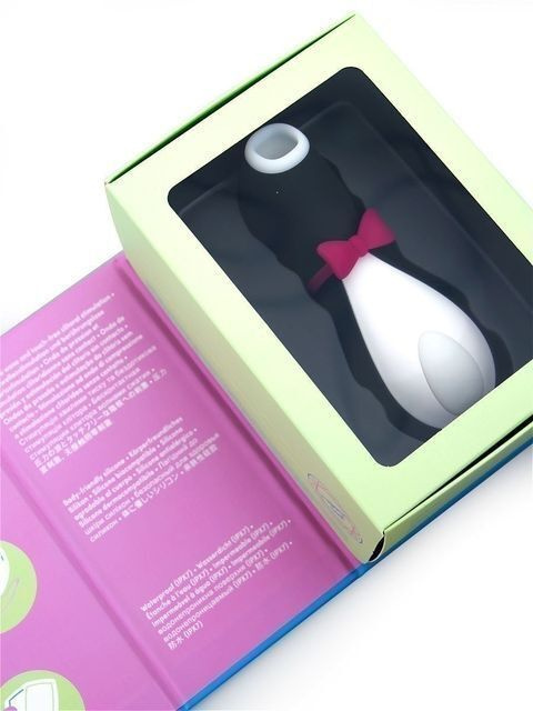 Вакуумный вибратор для стимуляции клитора и груди Satisfyer Penguin  #1