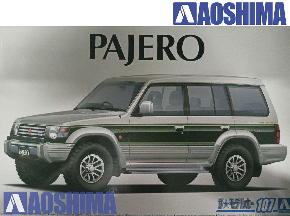 Сборная модель 1/24 Mitsubishi Pajero V43W Super Exceed '91 #1