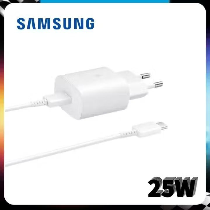 Samsung 25W Super Fast Charge Зарядное устройство кабель Type-C-Type-C белый  #1