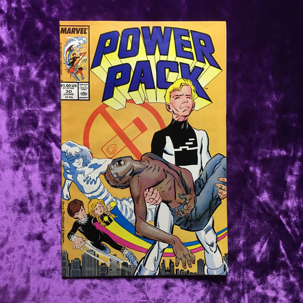 Power Pack. Crack-Up! Vol. 1 No 30 JUN 1987. Оригинальный комикс на английском языке  #1