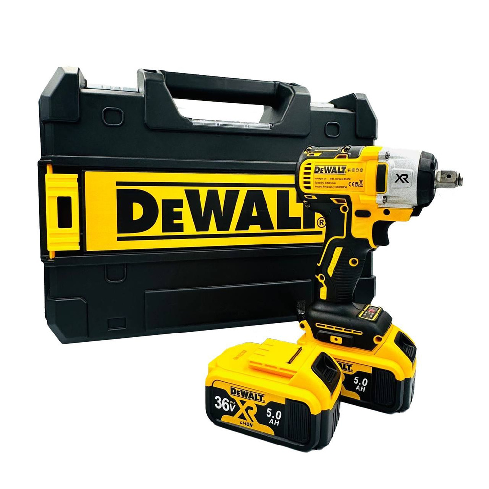 Гайковерт Аккумуляторный Бесщеточный Ударный Dewalt 350Hm 36V  #1