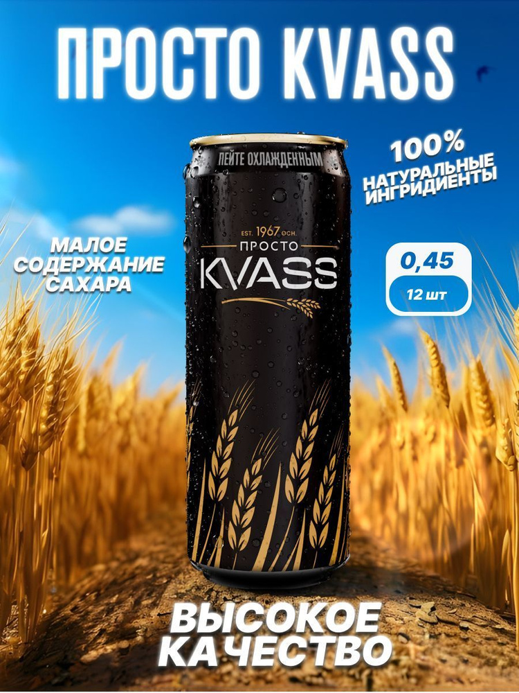 ПРОСТО KVASS, 12шт х 450мл #1