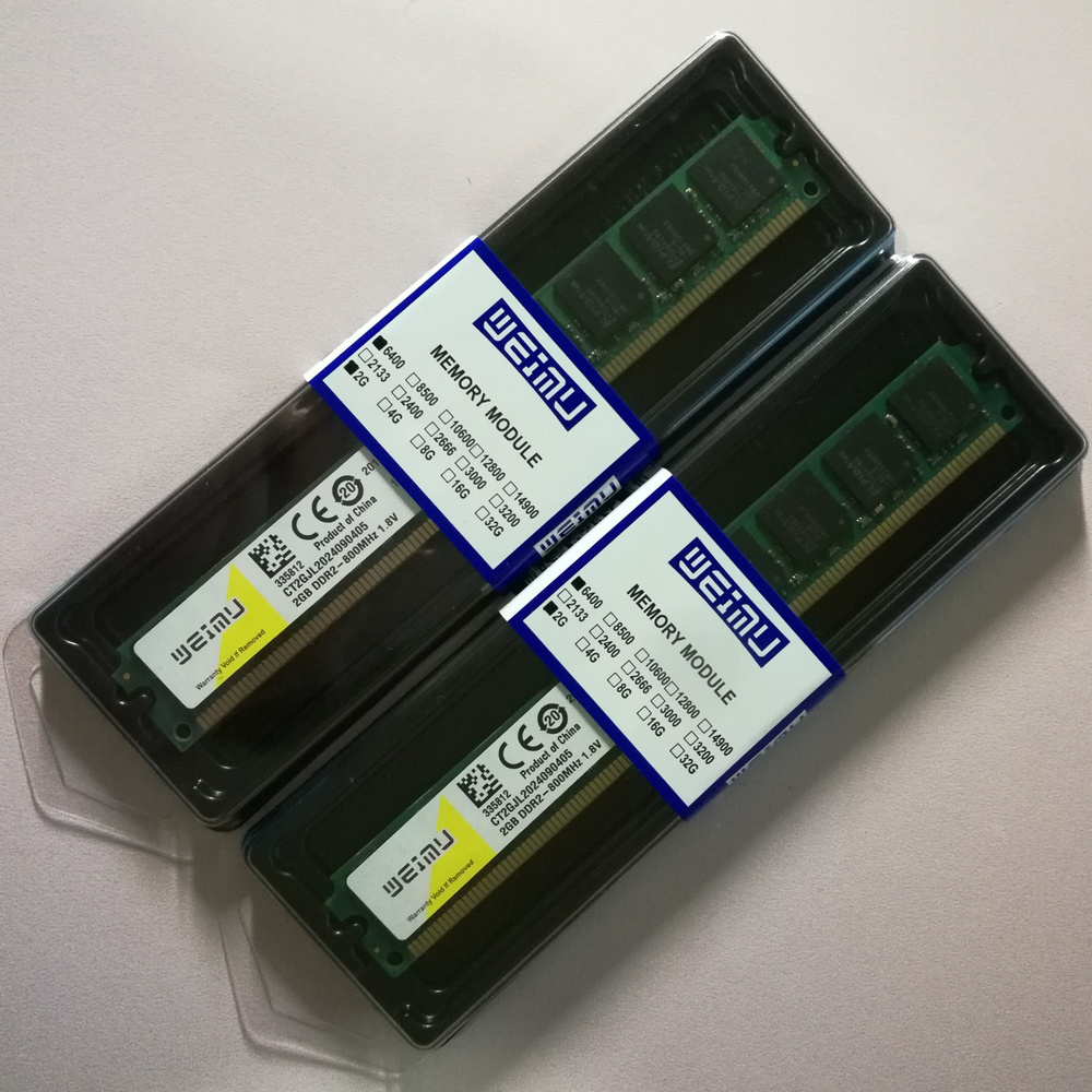 WEIMU Оперативная память DIMM DDR2 800Mhz 2x2 ГБ (PC2-6400*2) #1