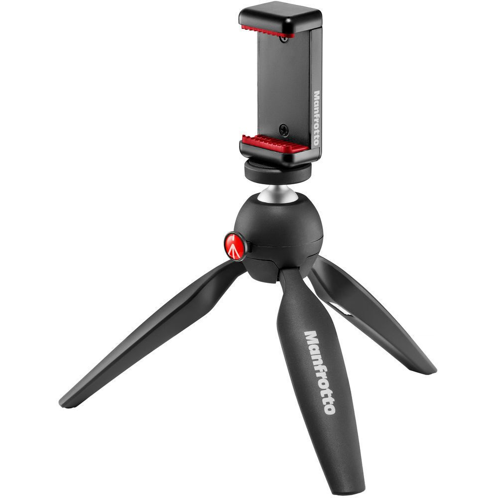 Штатив Manfrotto MKPIXICLAMP-BK с держателем для смартфона #1