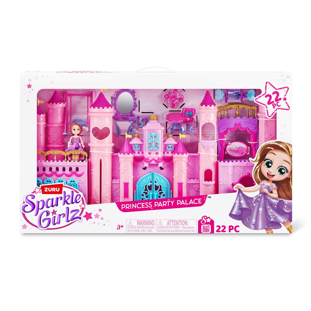 Кукольный домик ZURU SPARKLE GIRLZ Королевский дворец, кукла 11 см в комплекте, игрушки для девочек, #1