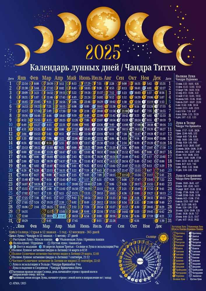 АтмА Календарь 2025 г., Настенный #1