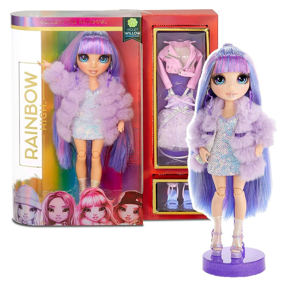 Кукла Rainbow High Fashion- Вайолет Уиллоу - Violet Willows Rainbow High Poopsie 569602  #1