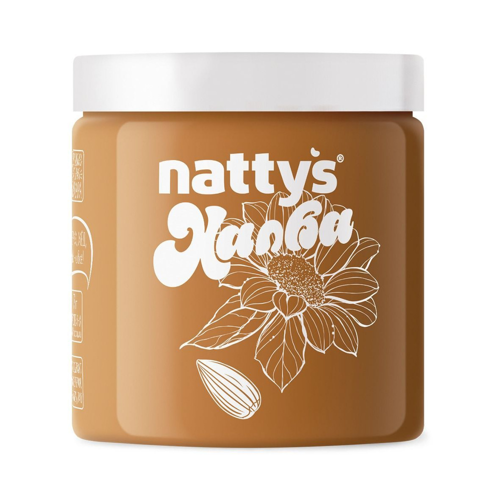 Паста семечки подсолнуха Nattys Sunny с мёдом, 250 г #1