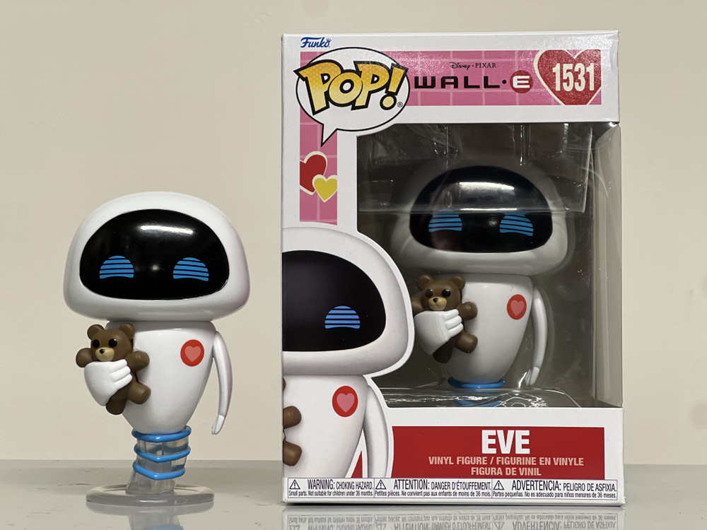 Фигурка Funko Pop! Wall-E: Eve Valentines / Фанко Поп Ева из мультика Валл-и, серия Валентинки  #1