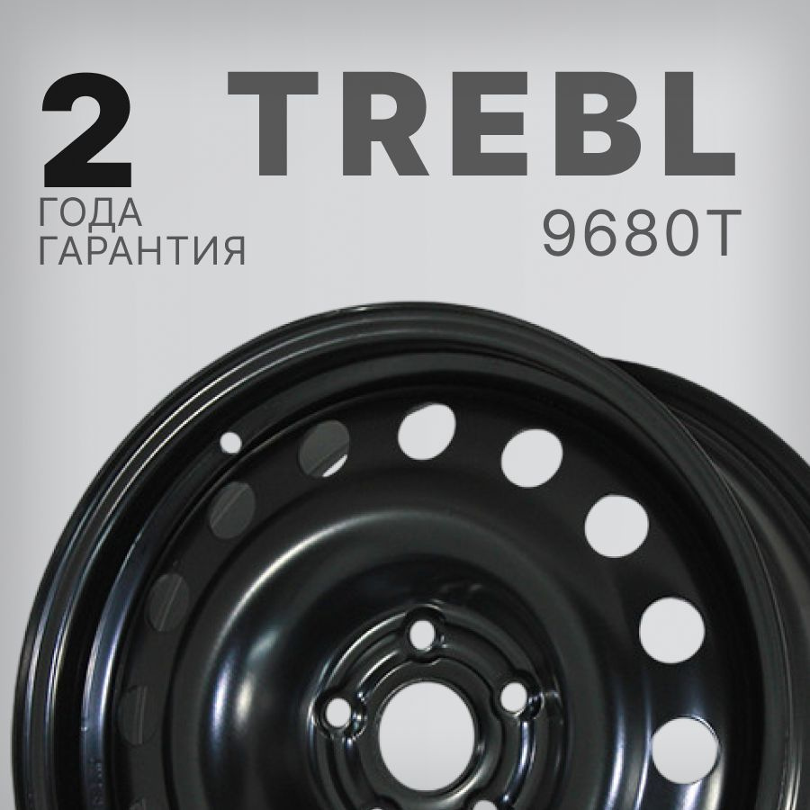 Trebl 9680T Колесный диск Штампованный 16x6.5" PCD5х100 ET42 D57.1 #1