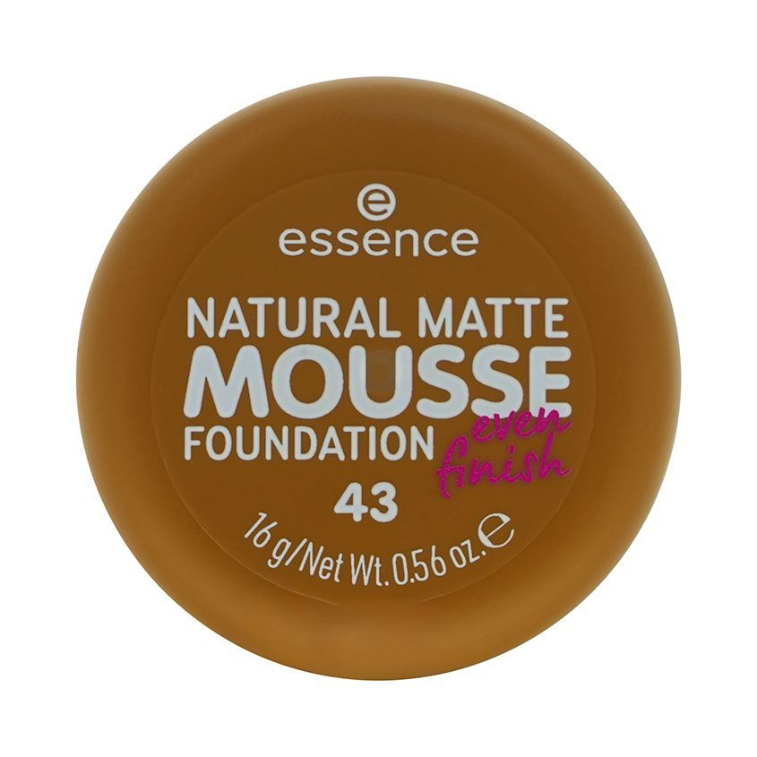 Мусс тональный для лица ESSENCE NATURAL MATTE MOUSSE FOUNDATION тон 43 #1