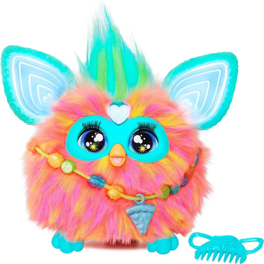 Интерактивная игрушка Furby: Познакомьтесь с Фёрби! Это маленькое любопытное существо - невероятно интерактивный игрушечный друг с 5 режимами голосовой активации и более чем 600 фразами, шутками, песнями и многим другим