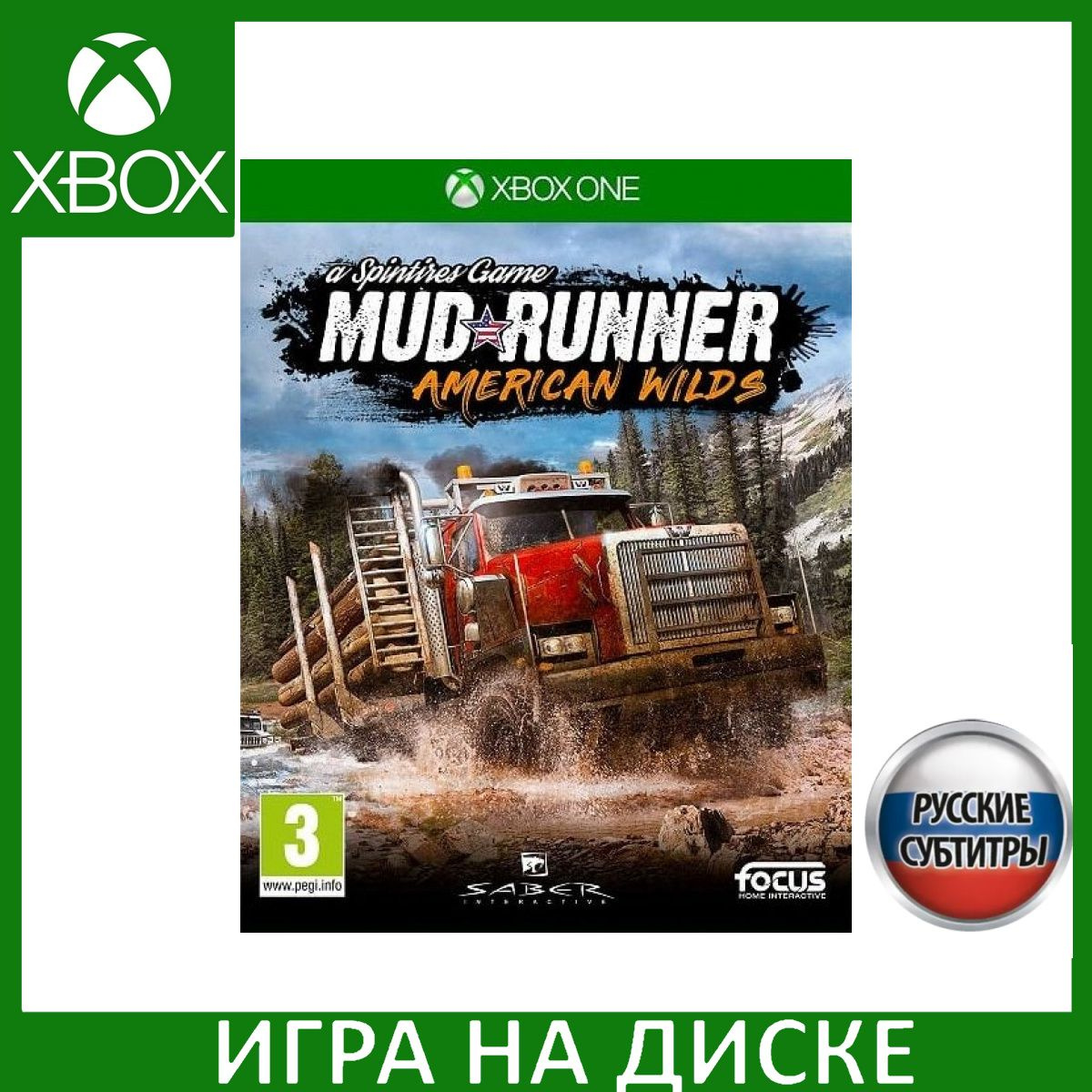 Игра на Диске Spintires: MudRunner American Wilds Русская Версия (Xbox One)