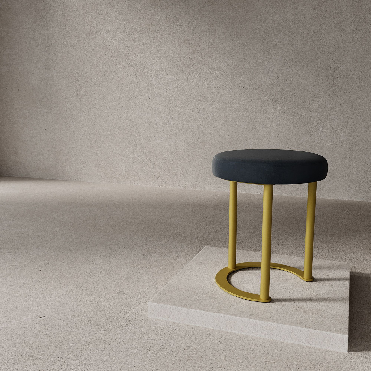 HORSIX Pouf Gold