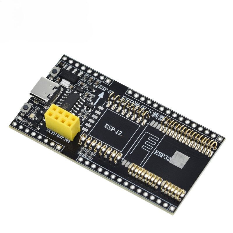 ESP8266ESP32-WROVERПлатаразработкиТестовыйпрограмматорЗагрузчиксокетовдляESP-01ESP01SESP12ESP32АдаптерCH340