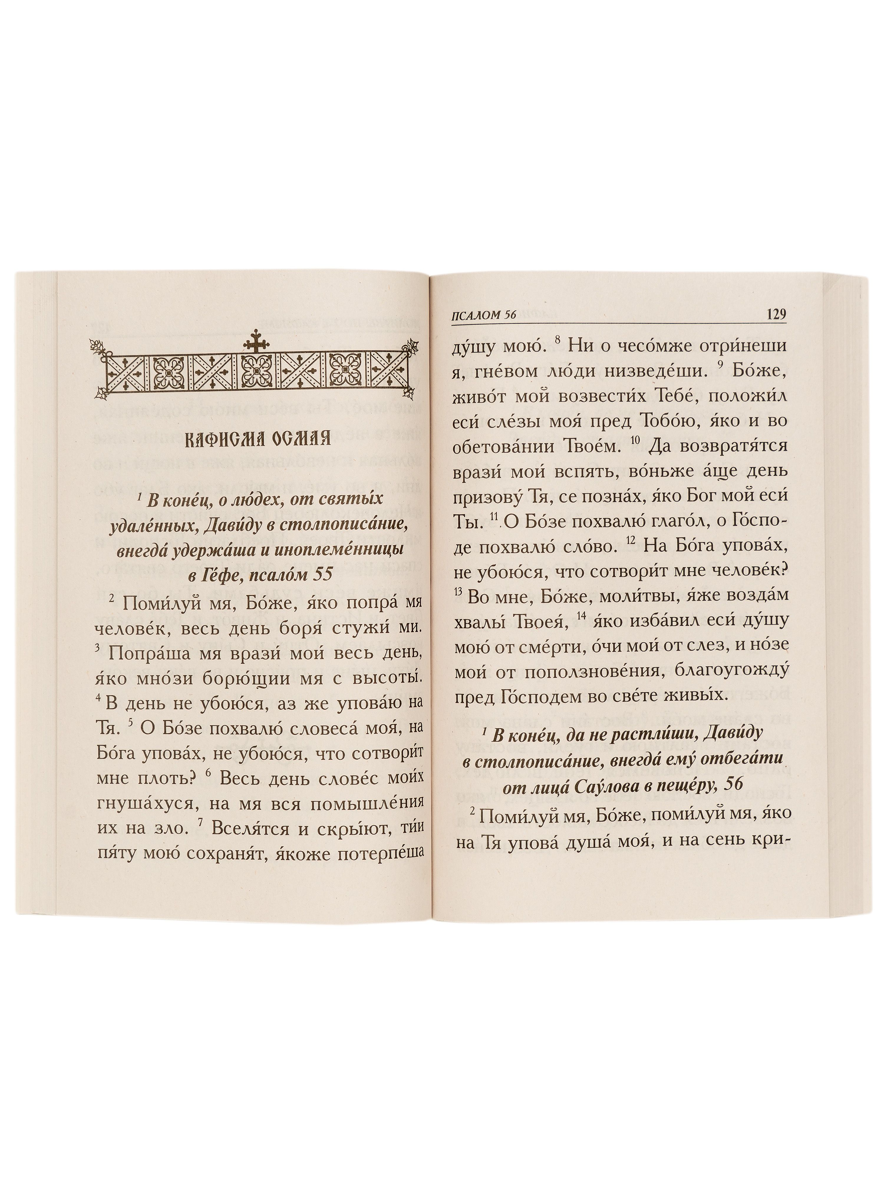 Псалтирь крупным шрифтом | Psalmody in Large Print - Ozon image 5
