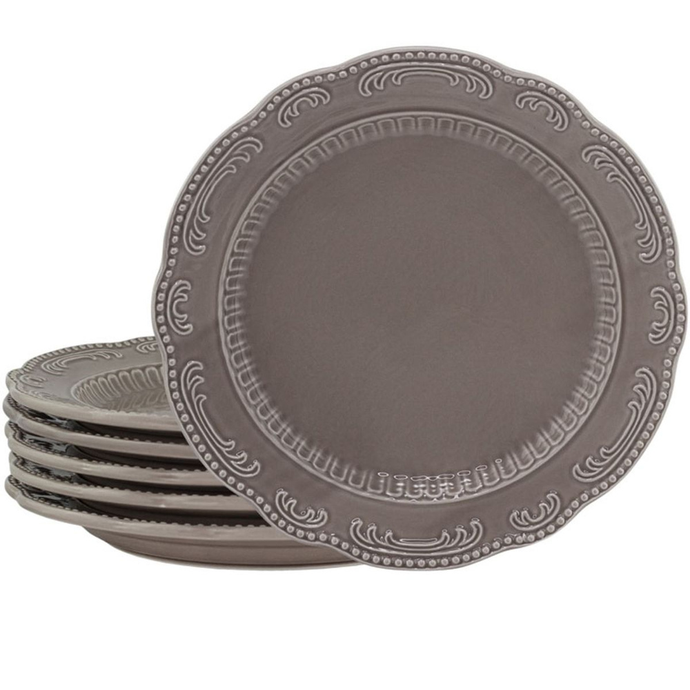 Lenardi Набор тарелок Бавария, 6 шт, Керамика, диаметр 21 см #1