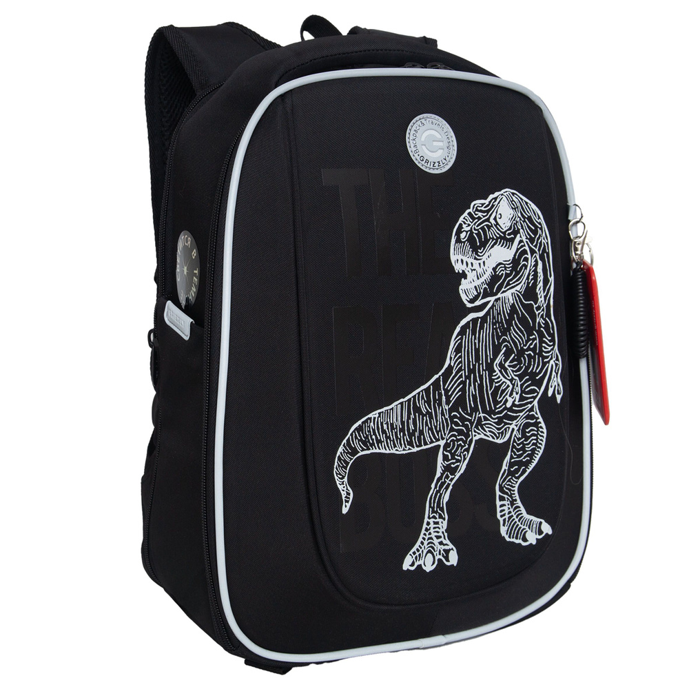 Рюкзак школьный Grizzly RAf-493-2 Динозавр #1