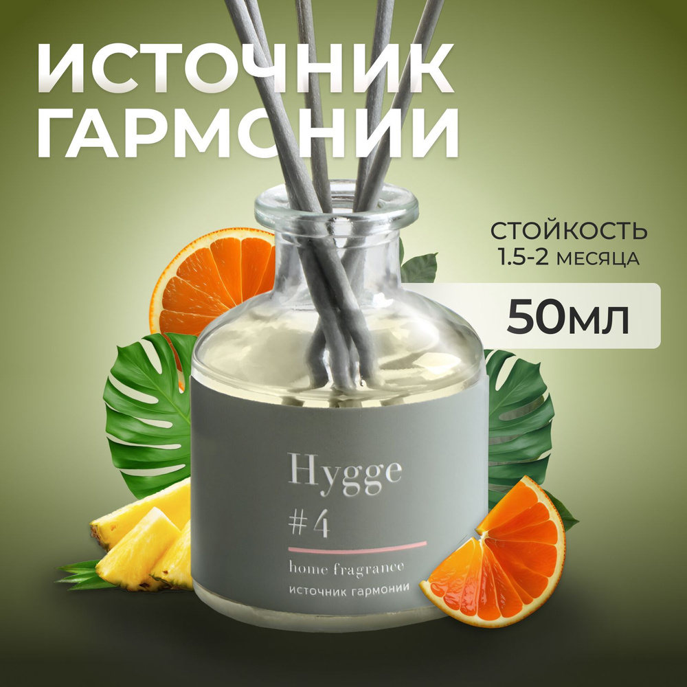 Диффузор ароматический "Hygge", 50 мл, источник гармонии #1